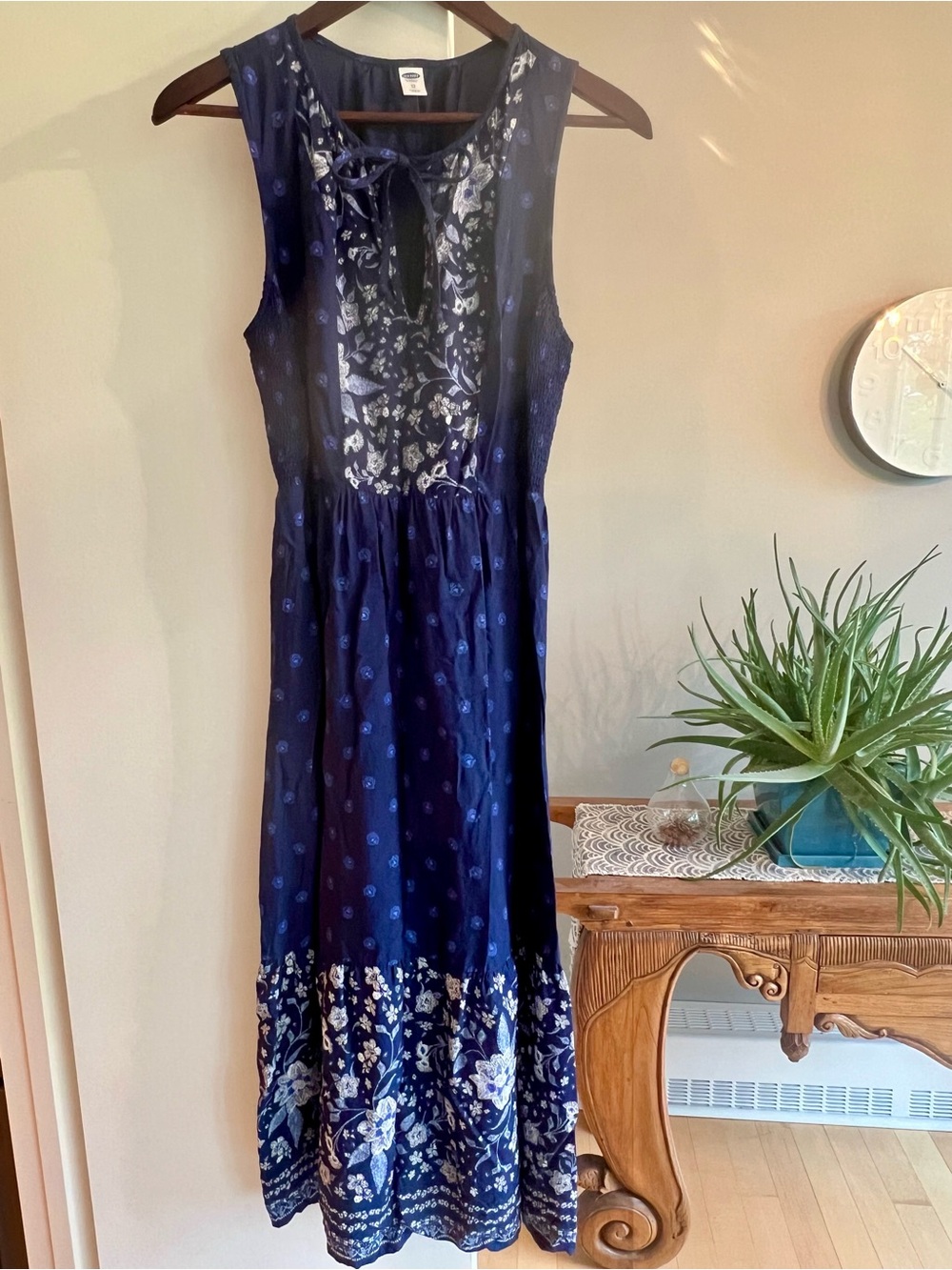 Old Navy Blue Floral Dress